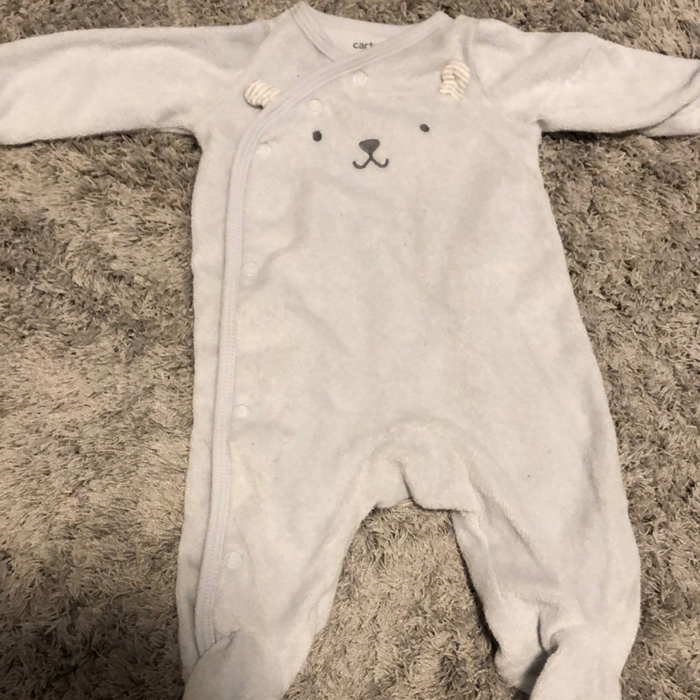 Carters newborn one piece- almost new